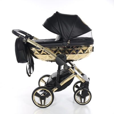 JUNAMA HANDCRAFT BLACK GOLD - 4IN1 (INCLUDES CAR SEAT & ISOFIX BASE)