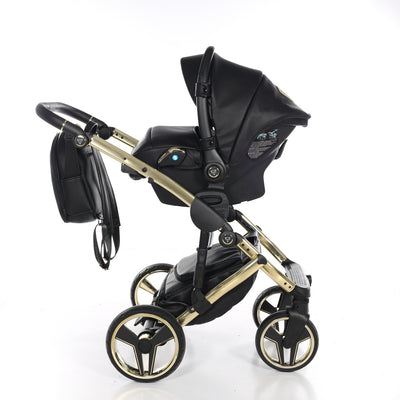 JUNAMA HANDCRAFT BLACK GOLD - 3IN1 (INCLUDES CAR SEAT)