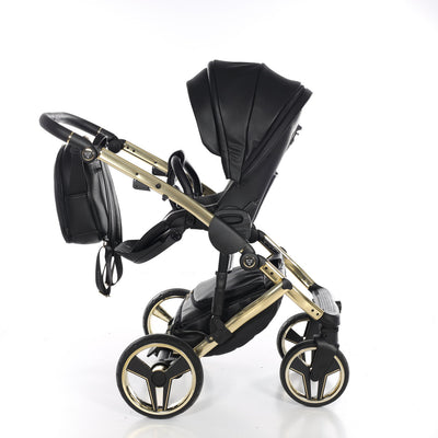 JUNAMA HANDCRAFT BLACK GOLD - 4IN1 (INCLUDES CAR SEAT & ISOFIX BASE)