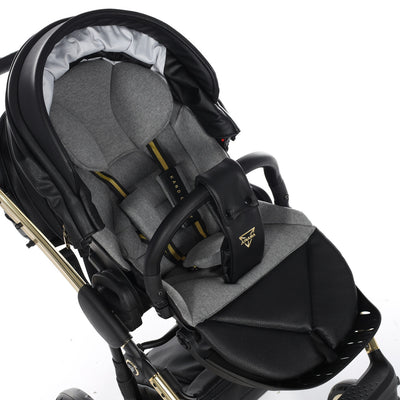 JUNAMA HANDCRAFT BLACK GOLD - 3IN1 (INCLUDES CAR SEAT)