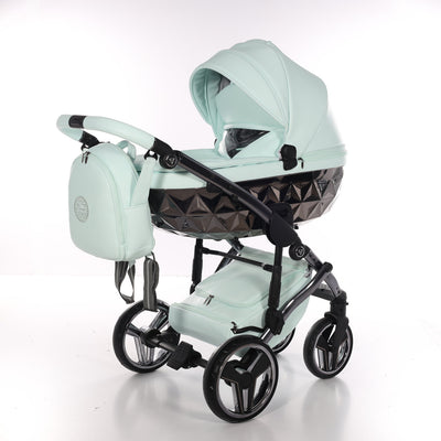 JUNAMA HANDCRAFT PISTACHIO - 4IN1 (INCLUDES CAR SEAT & ISOFIX BASE)