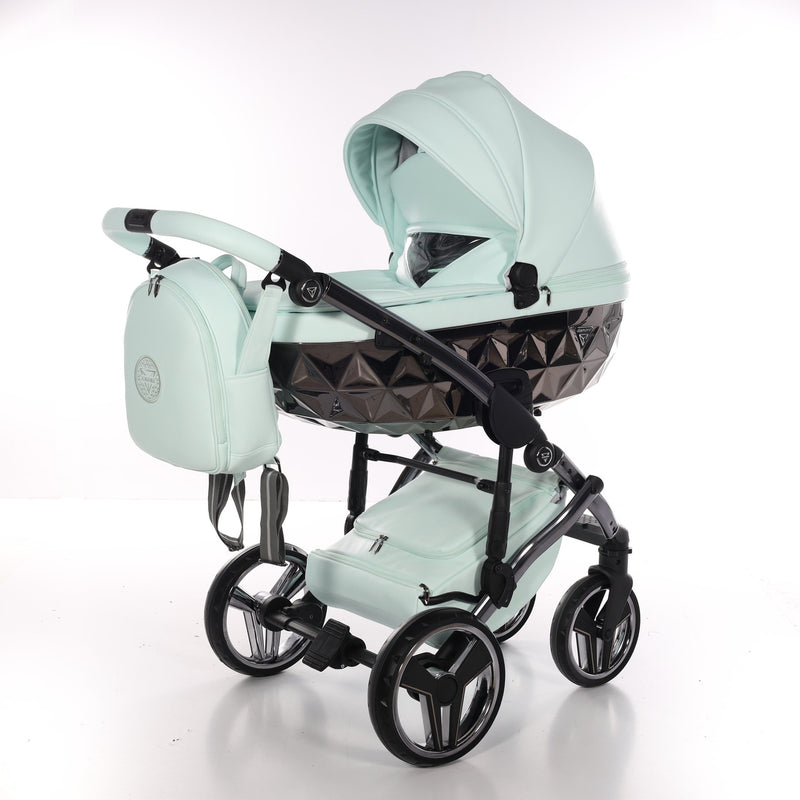 JUNAMA HANDCRAFT PISTACHIO - 4IN1 (INCLUDES CAR SEAT & ISOFIX BASE)