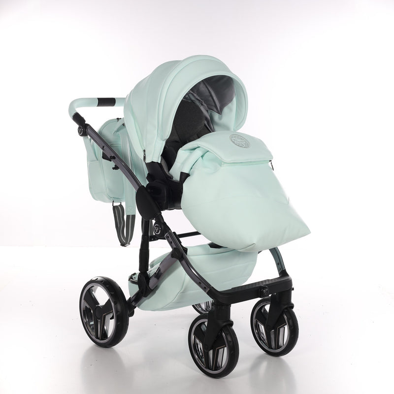 JUNAMA HANDCRAFT PISTACHIO - 4IN1 (INCLUDES CAR SEAT & ISOFIX BASE)