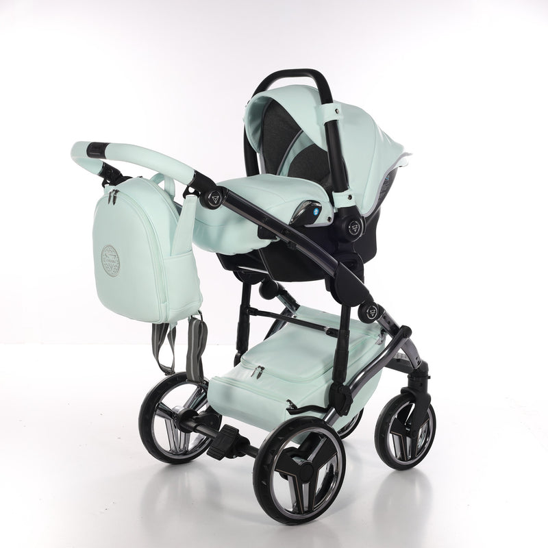 JUNAMA HANDCRAFT PISTACHIO - 4IN1 (INCLUDES CAR SEAT & ISOFIX BASE)