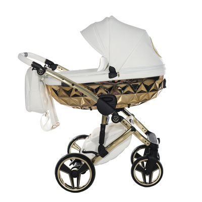 JUNAMA HANDCRAFT WHITE GOLD - 3IN1 (INCLUDES CAR SEAT)