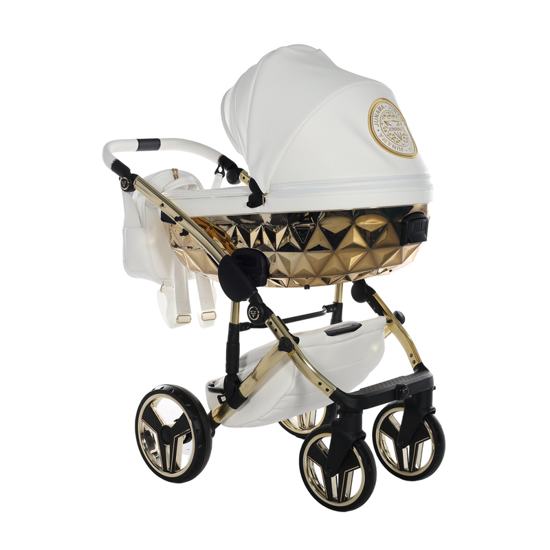 JUNAMA HANDCRAFT WHITE GOLD - 3IN1 (INCLUDES CAR SEAT)