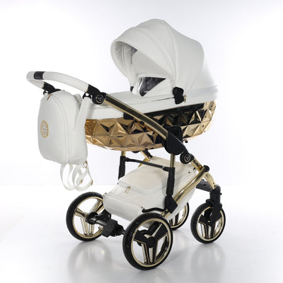 JUNAMA HANDCRAFT WHITE GOLD - 3IN1 (INCLUDES CAR SEAT)