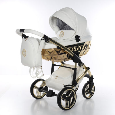 JUNAMA HANDCRAFT WHITE GOLD - 3IN1 (INCLUDES CAR SEAT)