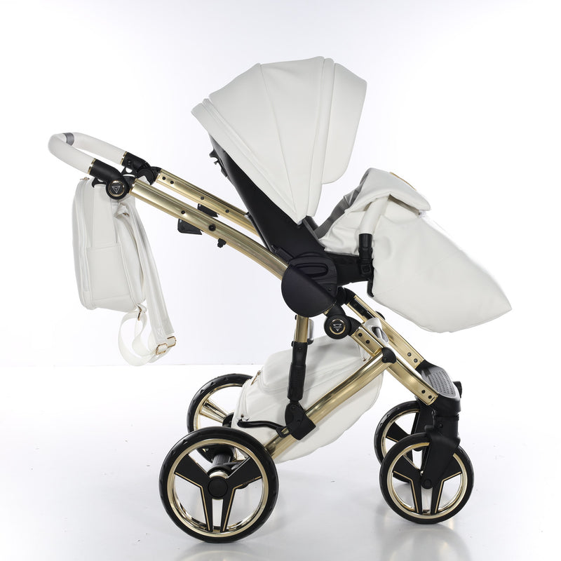 JUNAMA HANDCRAFT WHITE GOLD - 3IN1 (INCLUDES CAR SEAT)