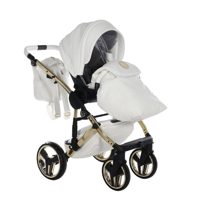 JUNAMA HANDCRAFT WHITE GOLD - 3IN1 (INCLUDES CAR SEAT)