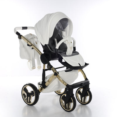 JUNAMA HANDCRAFT WHITE GOLD - 3IN1 (INCLUDES CAR SEAT)