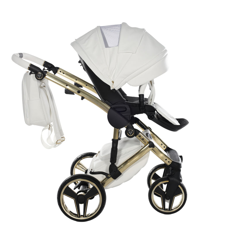 JUNAMA HANDCRAFT WHITE GOLD - 3IN1 (INCLUDES CAR SEAT)