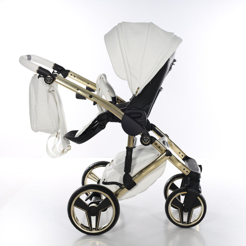 JUNAMA HANDCRAFT WHITE GOLD - 3IN1 (INCLUDES CAR SEAT)