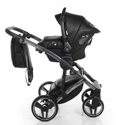 JUNAMA HANDCRAFT BLACK - 4IN1 (INCLUDES CAR SEAT & ISOFIX BASE)