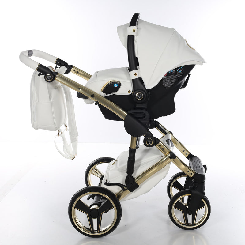 JUNAMA HANDCRAFT WHITE GOLD - 3IN1 (INCLUDES CAR SEAT)