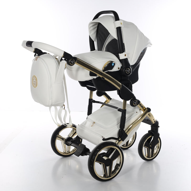 JUNAMA HANDCRAFT WHITE GOLD - 3IN1 (INCLUDES CAR SEAT)