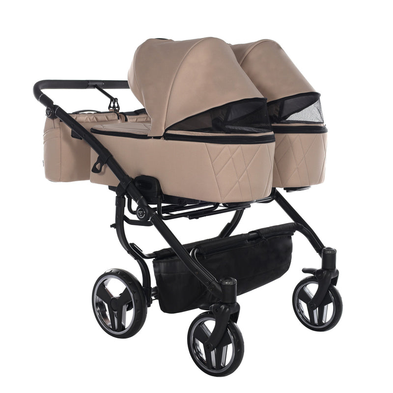 JUNAMA COMPACT DUO BEIGE - 4IN1 (INCLUDES 2 X CAR SEAT & 2 X ISOFIX BASE)