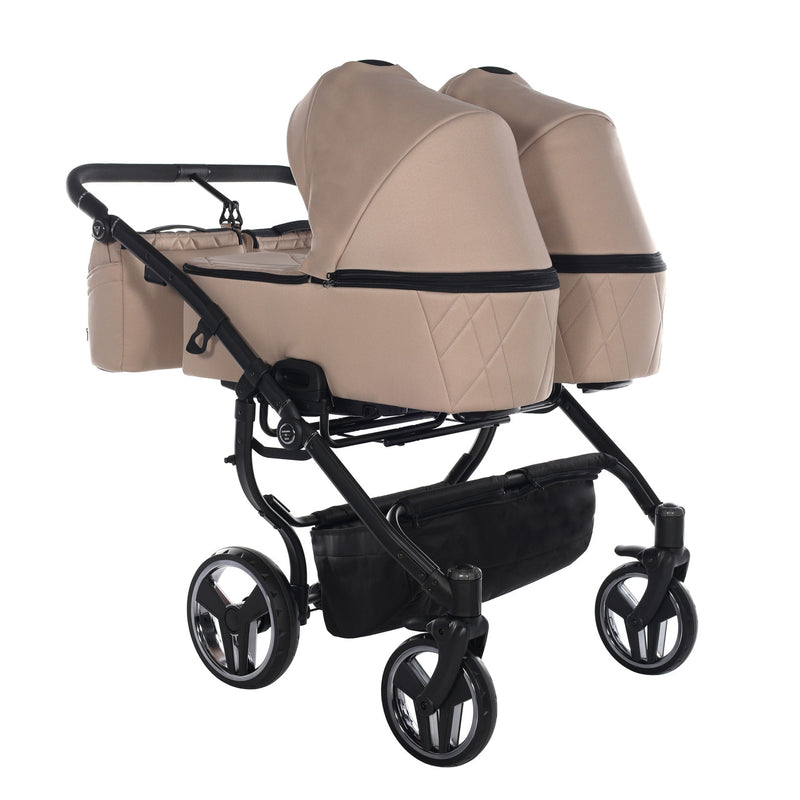 JUNAMA COMPACT DUO BEIGE - 4IN1 (INCLUDES 2 X CAR SEAT & 2 X ISOFIX BASE)