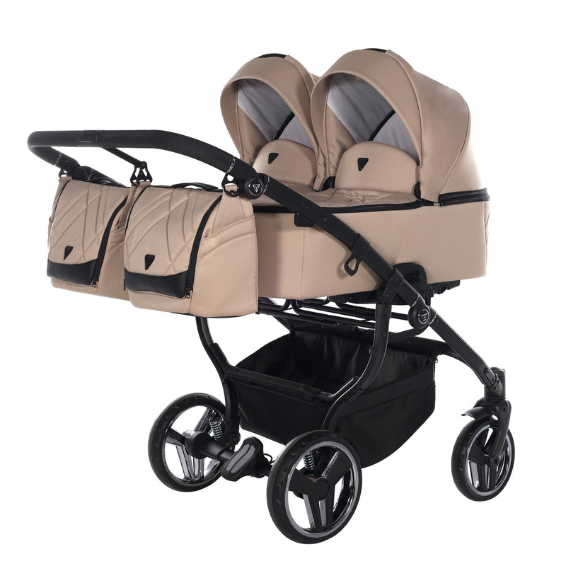 JUNAMA COMPACT DUO BEIGE - 4IN1 (INCLUDES 2 X CAR SEAT & 2 X ISOFIX BASE)