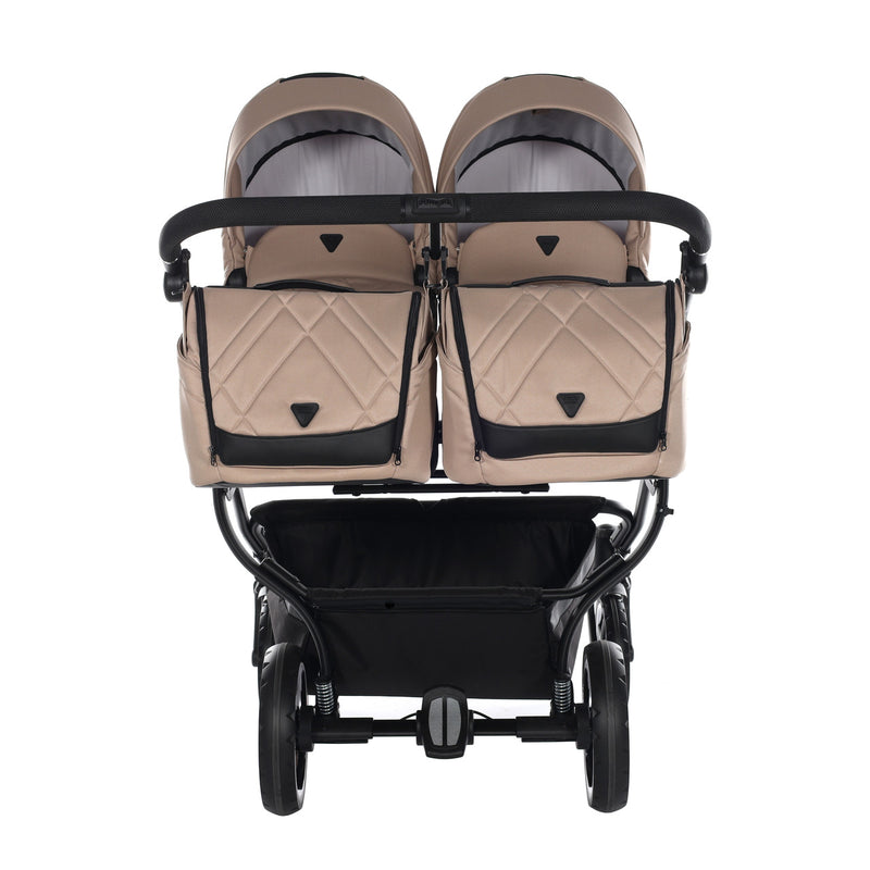 JUNAMA COMPACT DUO BEIGE - 4IN1 (INCLUDES 2 X CAR SEAT & 2 X ISOFIX BASE)