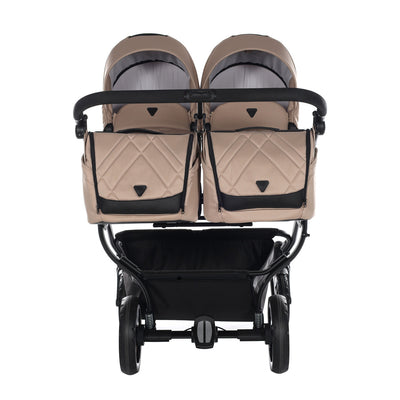 JUNAMA COMPACT DUO BEIGE - 2IN1 (2 X CARRYCOTS & 2 X SEAT UNITS)