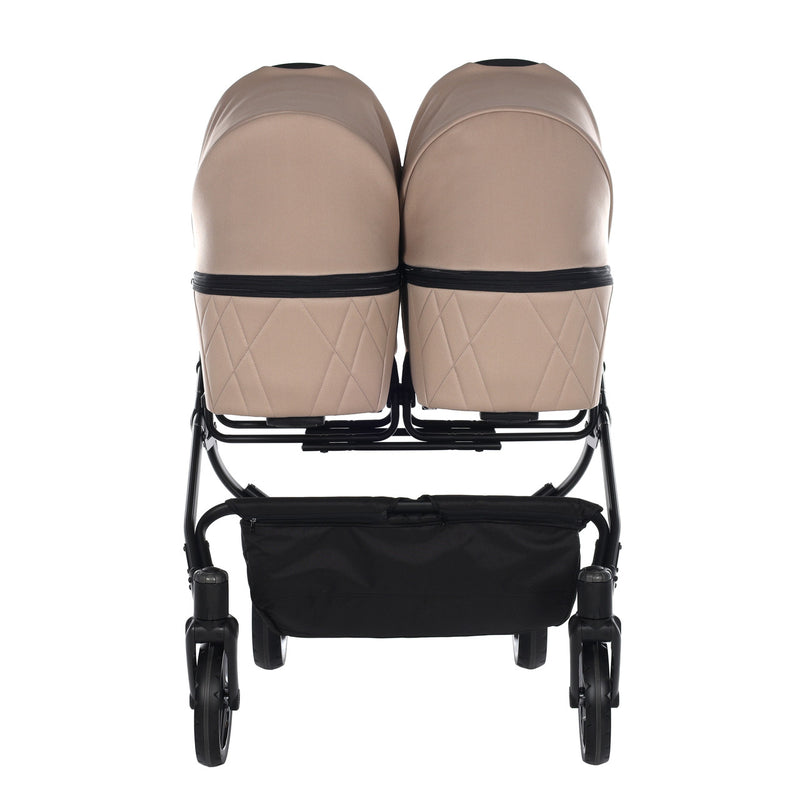 JUNAMA COMPACT DUO BEIGE - 4IN1 (INCLUDES 2 X CAR SEAT & 2 X ISOFIX BASE)