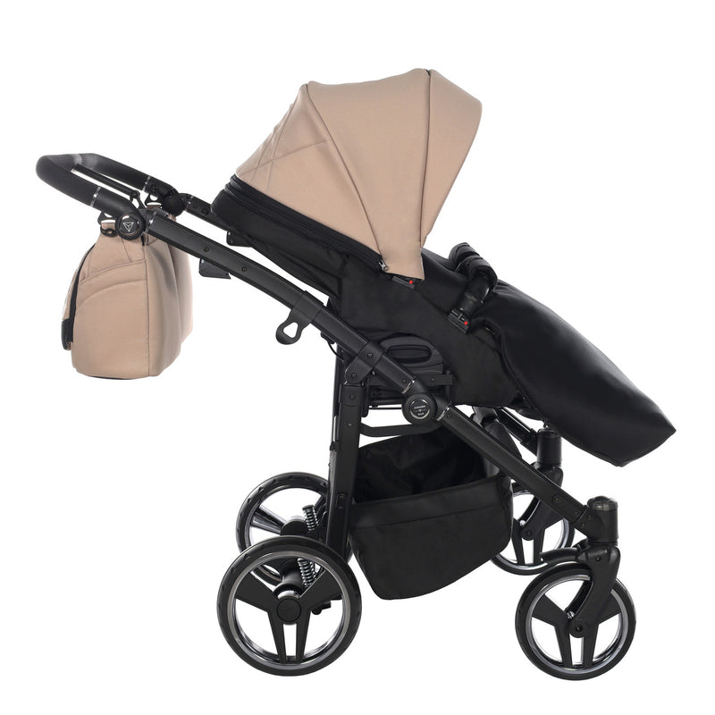 JUNAMA COMPACT DUO BEIGE - 4IN1 (INCLUDES 2 X CAR SEAT & 2 X ISOFIX BASE)