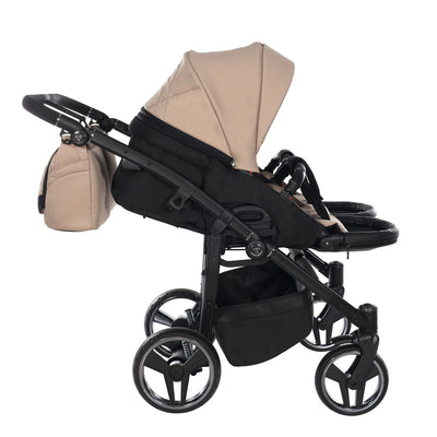 JUNAMA COMPACT DUO BEIGE - 4IN1 (INCLUDES 2 X CAR SEAT & 2 X ISOFIX BASE)