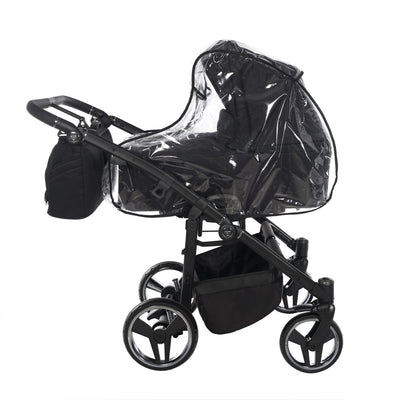 JUNAMA COMPACT DUO BLACK - 2IN1 (2 X CARRYCOTS & 2 X SEAT UNITS)