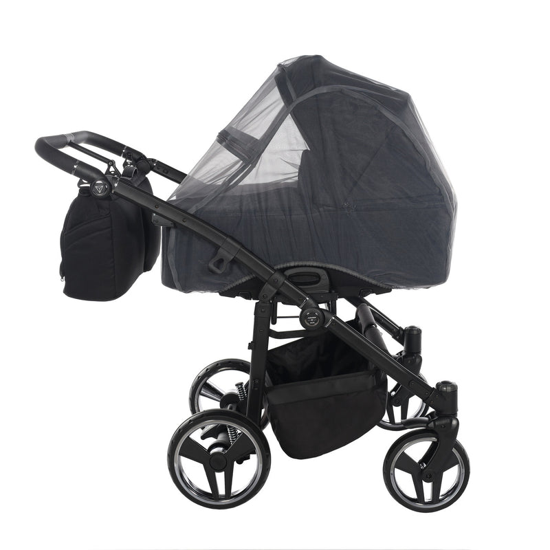 JUNAMA COMPACT DUO BLACK - 2IN1 (2 X CARRYCOTS & 2 X SEAT UNITS)