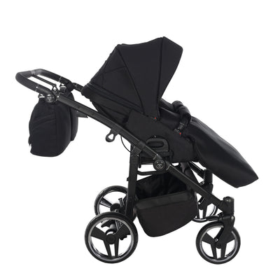 JUNAMA COMPACT DUO BLACK - 2IN1 (2 X CARRYCOTS & 2 X SEAT UNITS)