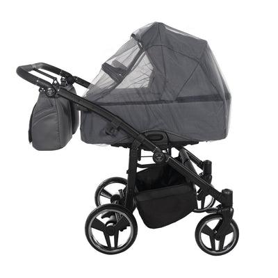 JUNAMA COMPACT DUO GRAPHITE - 2IN1 (2 X CARRYCOTS & 2 X SEAT UNITS)