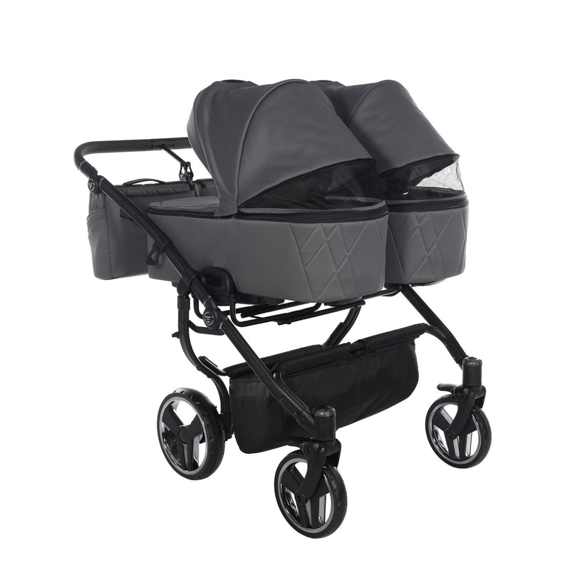 JUNAMA COMPACT DUO GRAPHITE - 4IN1 (INCLUDES 2 X CAR SEAT & 2 X ISOFIX BASE)