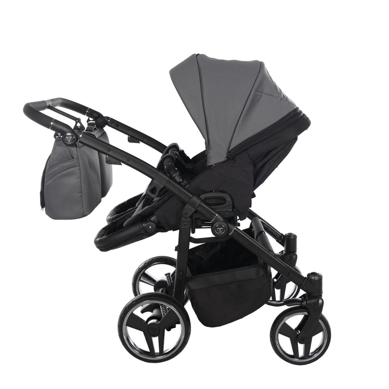 JUNAMA COMPACT DUO GRAPHITE - 3IN1 (INCLUDES 2 X CAR SEAT)