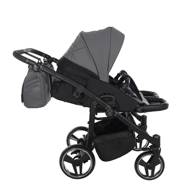 JUNAMA COMPACT DUO GRAPHITE - 4IN1 (INCLUDES 2 X CAR SEAT & 2 X ISOFIX BASE)