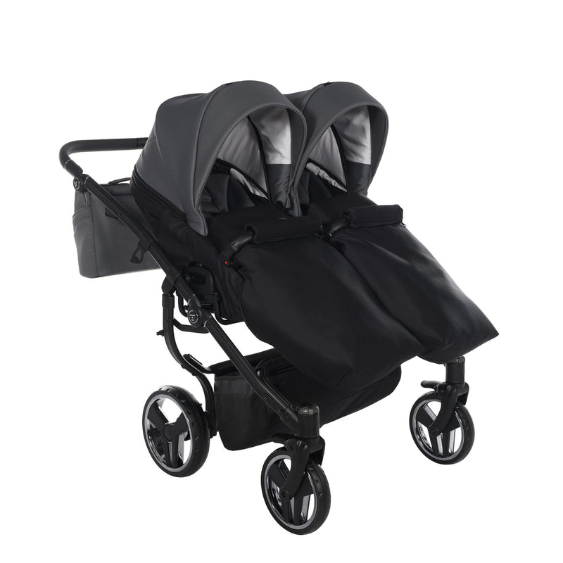 JUNAMA COMPACT DUO GRAPHITE - 4IN1 (INCLUDES 2 X CAR SEAT & 2 X ISOFIX BASE)