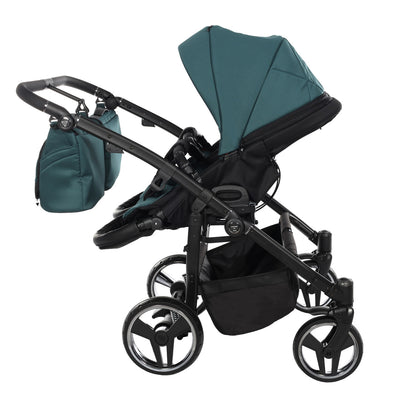 JUNAMA COMPACT DUO GREEN - 2IN1 (2 X CARRYCOTS & 2 X SEAT UNITS)