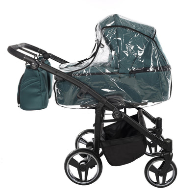 JUNAMA COMPACT DUO GREEN - 2IN1 (2 X CARRYCOTS & 2 X SEAT UNITS)