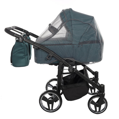 JUNAMA COMPACT DUO GREEN - 2IN1 (2 X CARRYCOTS & 2 X SEAT UNITS)