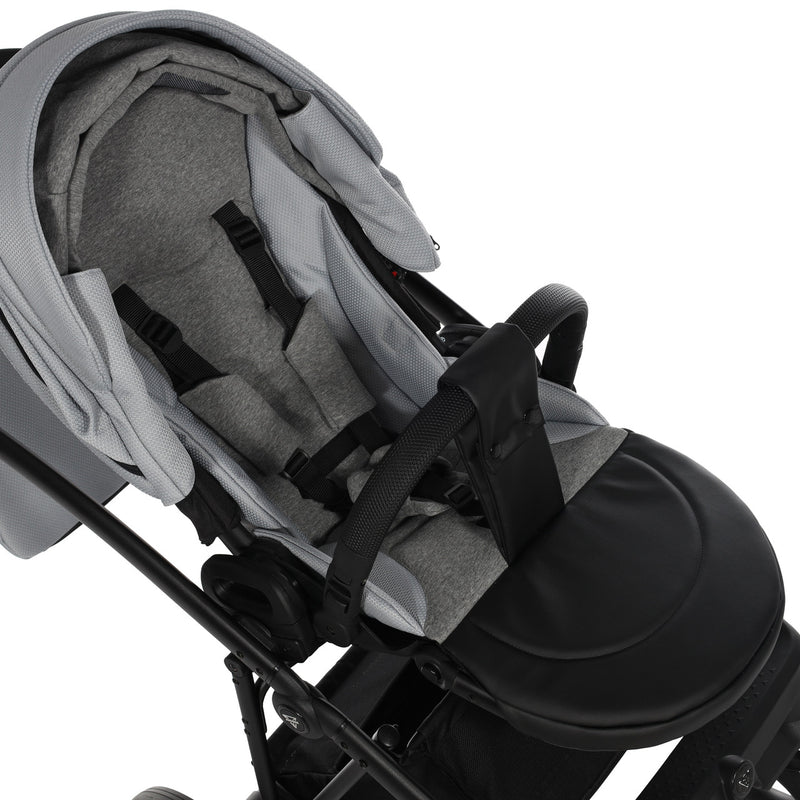 JUNAMA AIR V3 GREY - 4IN1 (INCLUDES CAR SEAT & ISOFIX BASE)