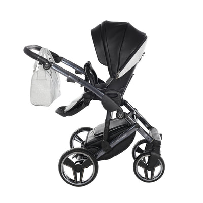 JUNAMA HANDCRAFT GLITTER BLACK - 4IN1 (INCLUDES CAR SEAT & ISOFIX BASE)