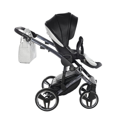 JUNAMA HANDCRAFT GLITTER BLACK - 4IN1 (INCLUDES CAR SEAT & ISOFIX BASE)