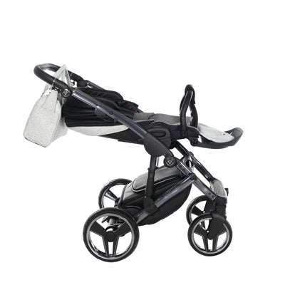 JUNAMA HANDCRAFT GLITTER BLACK - 4IN1 (INCLUDES CAR SEAT & ISOFIX BASE)