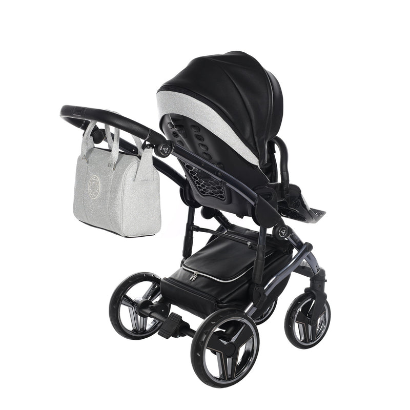 JUNAMA HANDCRAFT GLITTER BLACK - 3IN1 (INCLUDES CAR SEAT)