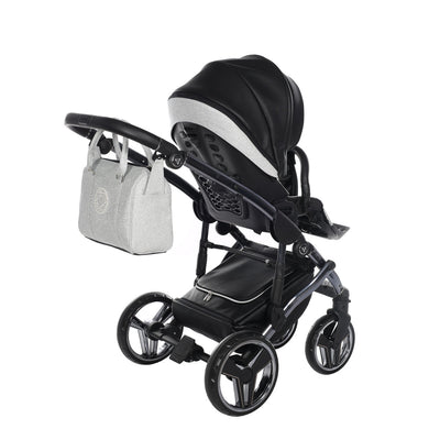 JUNAMA HANDCRAFT GLITTER BLACK - 4IN1 (INCLUDES CAR SEAT & ISOFIX BASE)