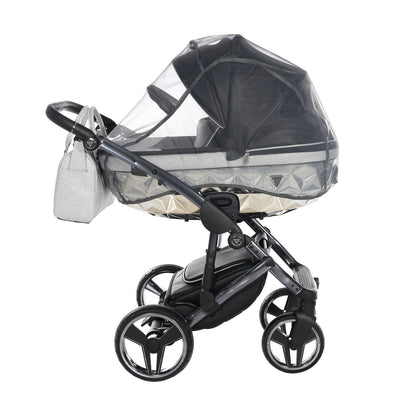 JUNAMA HANDCRAFT GLITTER BLACK - 4IN1 (INCLUDES CAR SEAT & ISOFIX BASE)