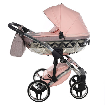 JUNAMA HANDCRAFT GLITTER PINK - 3IN1 (INCLUDES CAR SEAT)