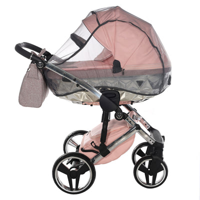 JUNAMA HANDCRAFT GLITTER PINK - 4IN1 (INCLUDES CAR SEAT & ISOFIX BASE)