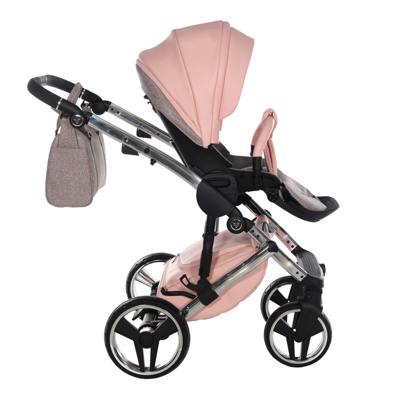 JUNAMA HANDCRAFT GLITTER PINK - 3IN1 (INCLUDES CAR SEAT)