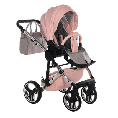 JUNAMA HANDCRAFT GLITTER PINK - 4IN1 (INCLUDES CAR SEAT & ISOFIX BASE)